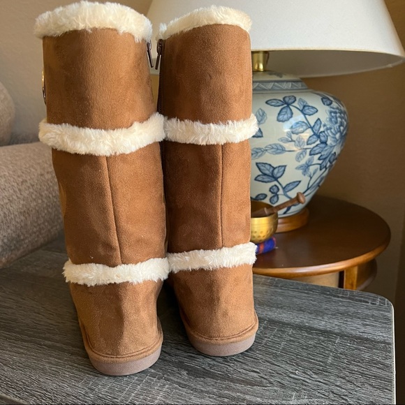 NEW! Michael Kors Nevermind Camel Fur Boots in US4 UK3.5 EU35 - Picture 8 of 8